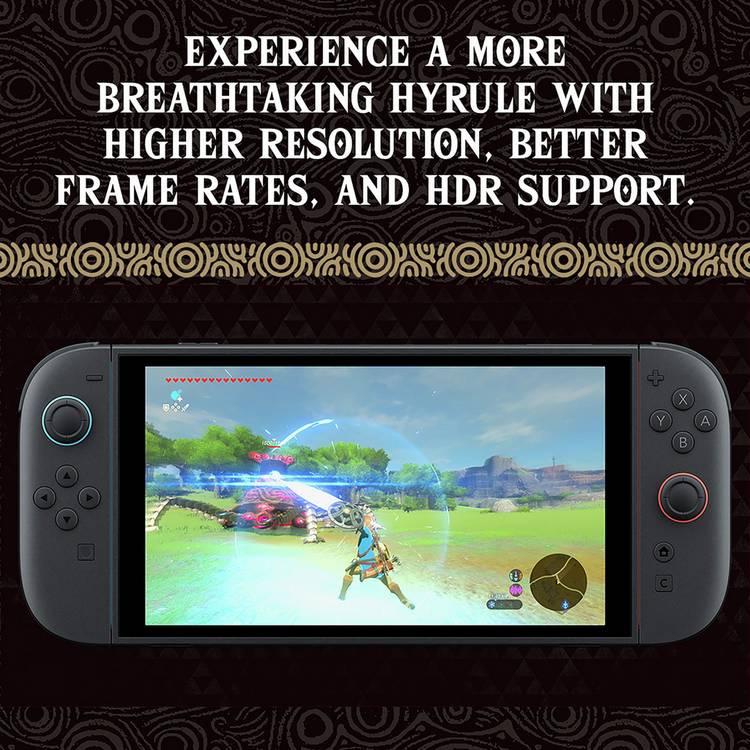 Nintendo video game Breath of the Wild for Switch 2 - British product