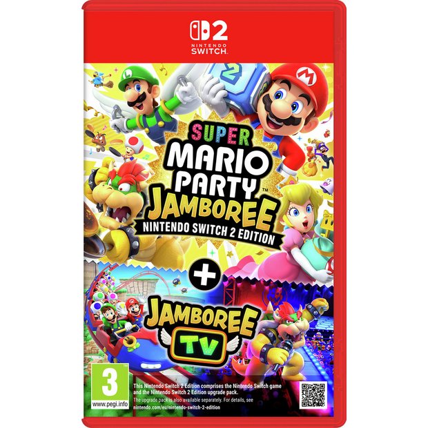 Nintendo Super Mario Party Jamboree Switch 2 game with Jamboree TV - British product