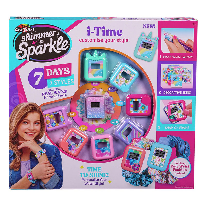 Shimmer N Sparkle i-Time watch craft set, imported from the UK