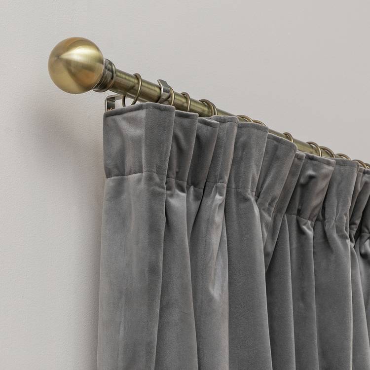 Argos Home blackout curtains grey 117x137cm, imported from the UK