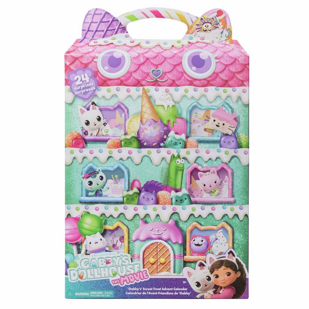 Gabby's Dollhouse Movie Advent Calendar with 24 surprises, UK version
