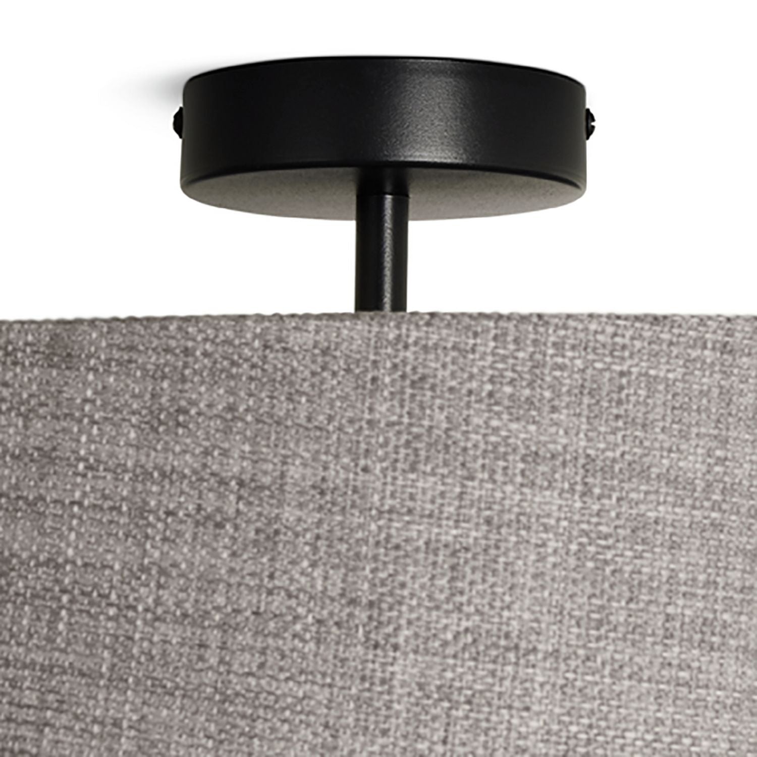 Argos Home flush ceiling light black and grey 46cm (British brand)