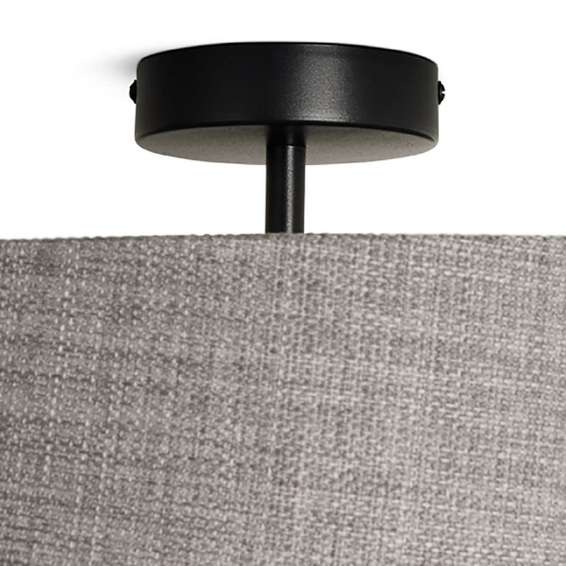 Argos Home flush ceiling light black and grey 46cm (British brand)