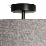 Argos Home flush ceiling light black and grey 46cm (British brand)