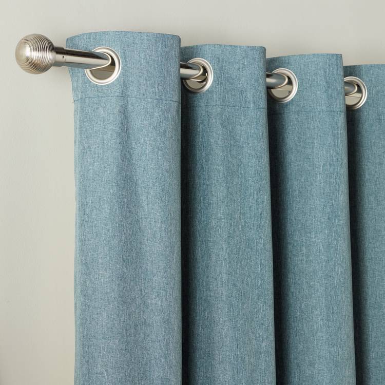 Habitat blackout eyelet curtains Ocean Blue 117x137cm (British brand)