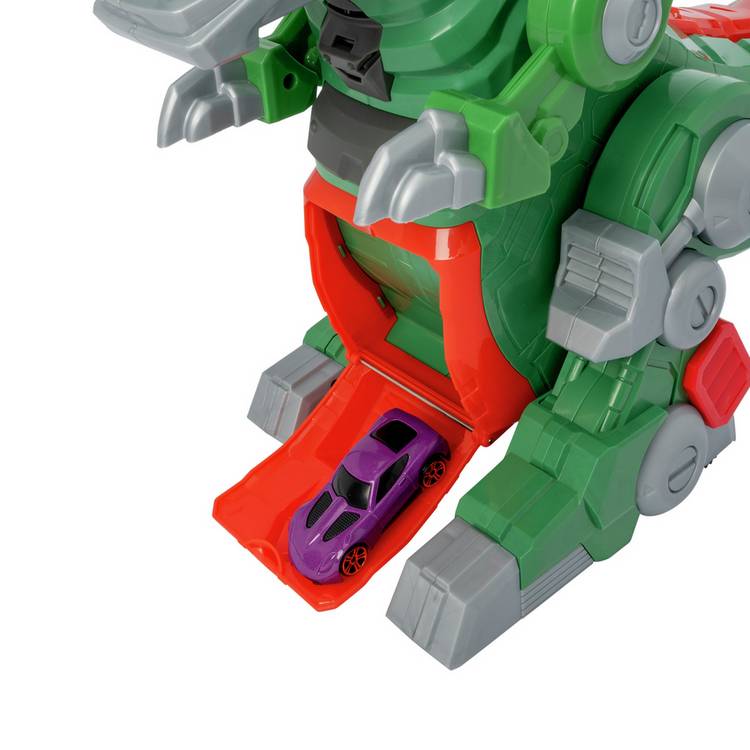 Teamsterz Robo Wreckerz Mega Rex motorised dinosaur toy, UK version