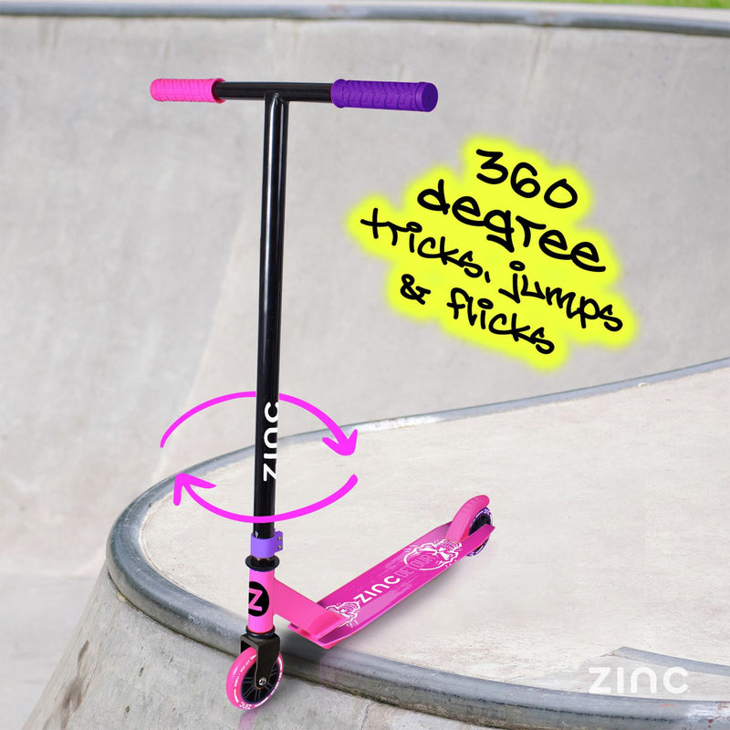 ZINC Detour stunt scooter pink (British brand)