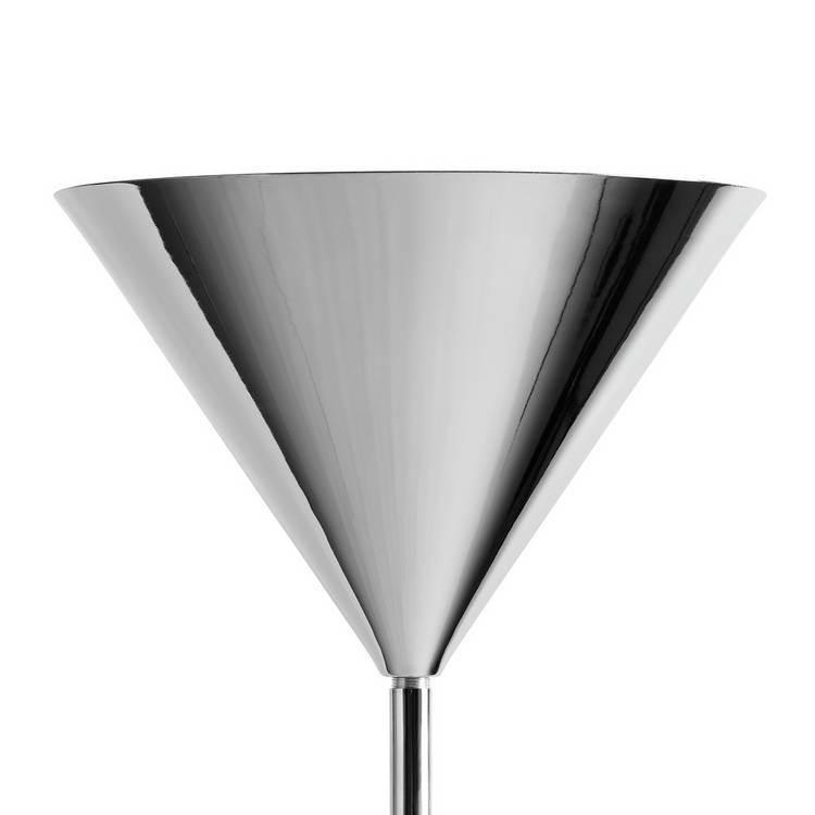 Argos Home cone uplighter floor lamp polished chrome, UK version