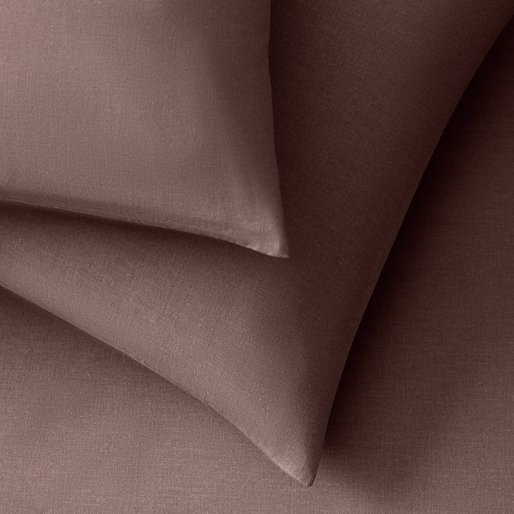 Habitat cotton rich chocolate bedding single (British brand)