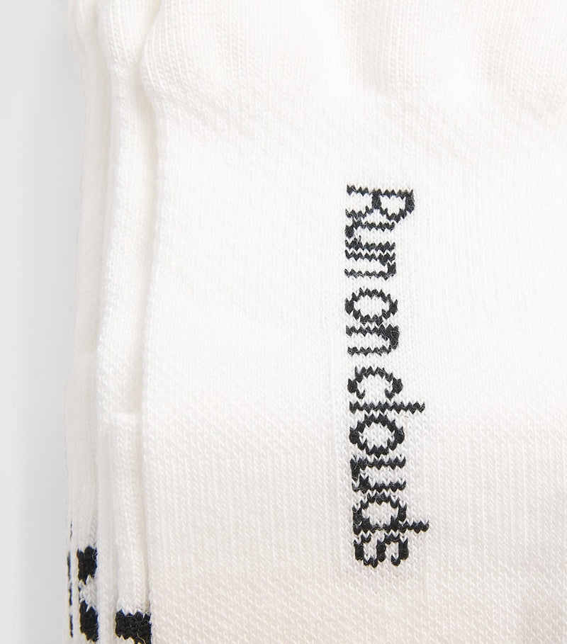 On logo mid socks pack of 3 - British product