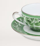 Dolce&Gabbana porcelain coffee cup and saucer with geometric print - British product