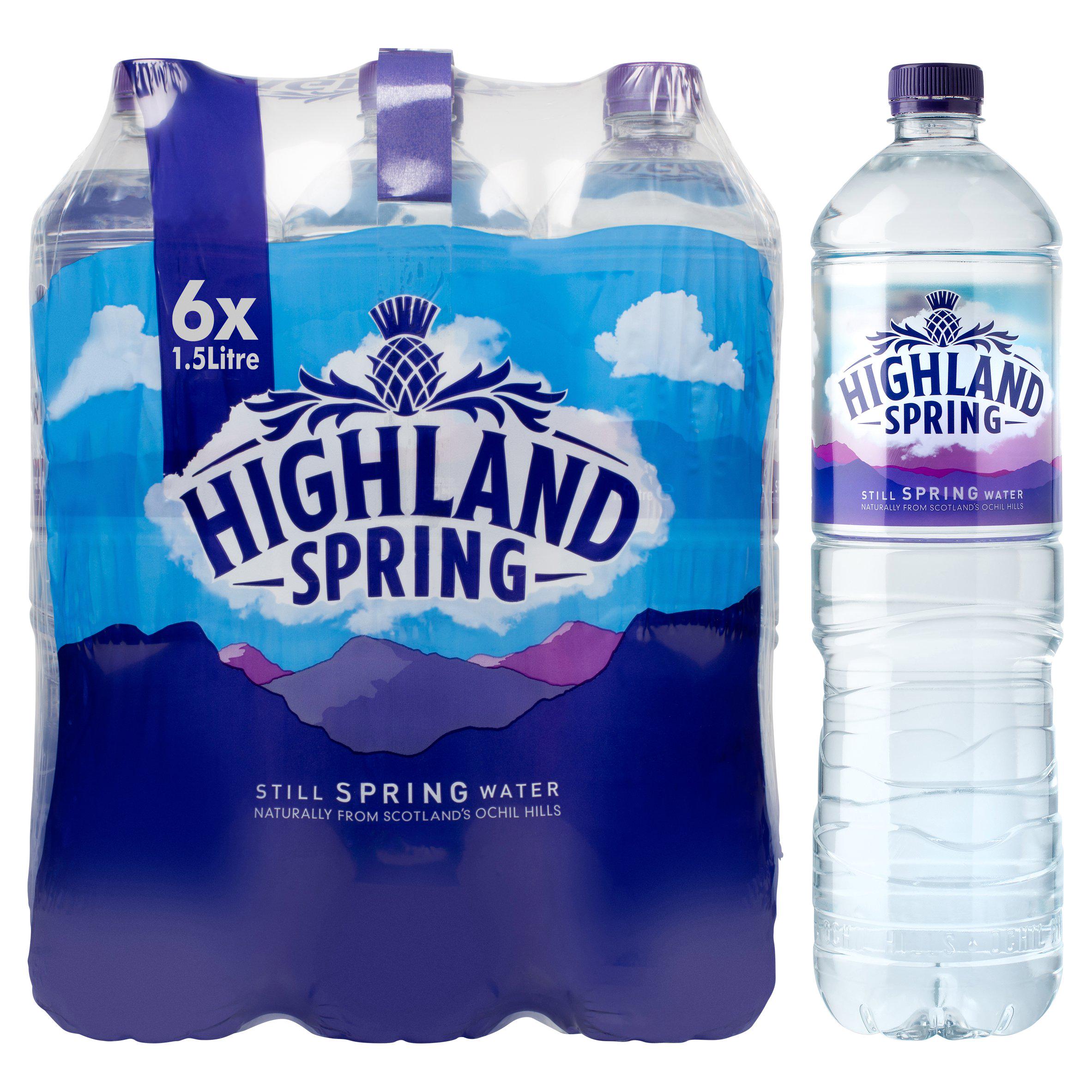 Highland Spring Still Water 6x1.5L GOODS Sainsburys   