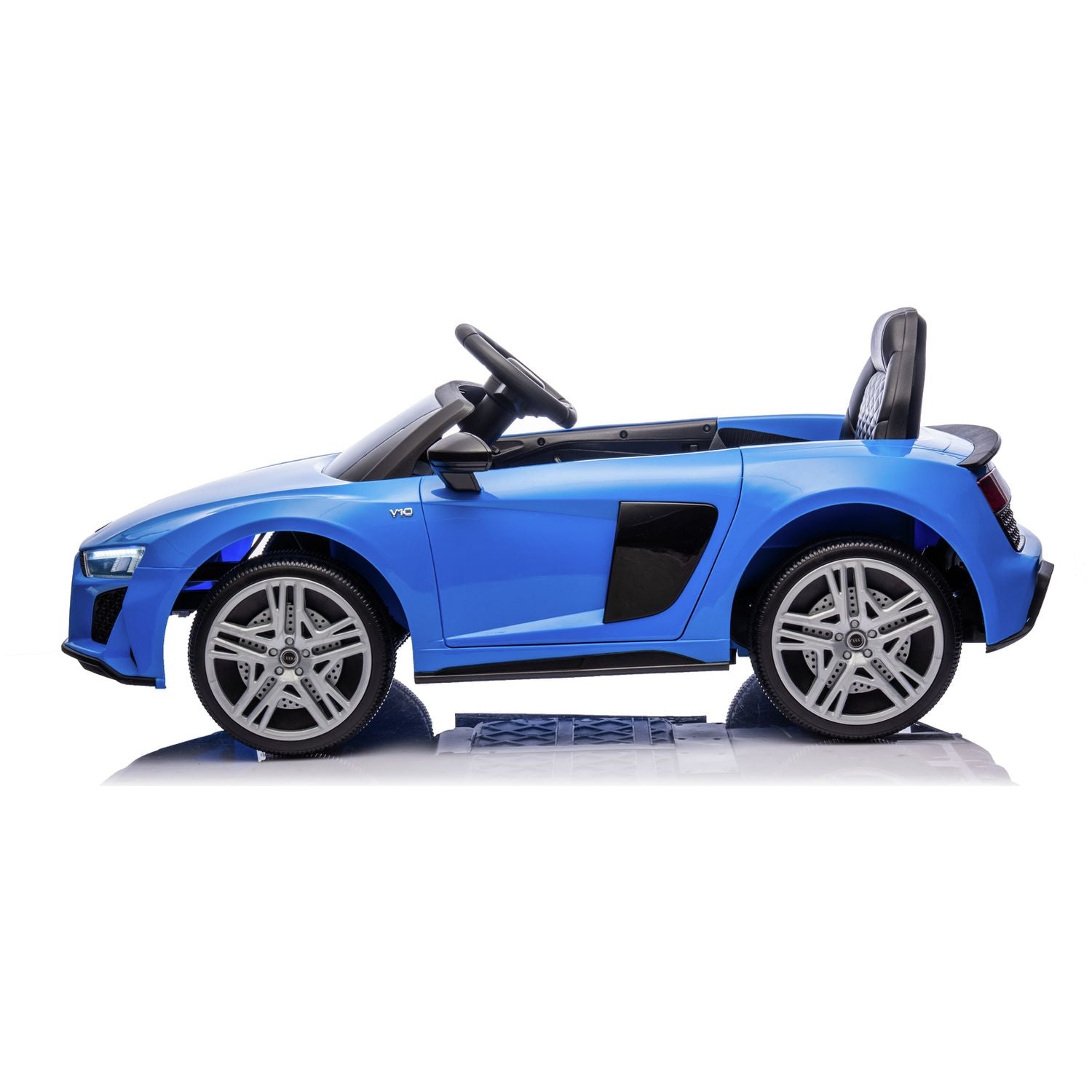 Audi R8 12V ride-on car blue (British brand)