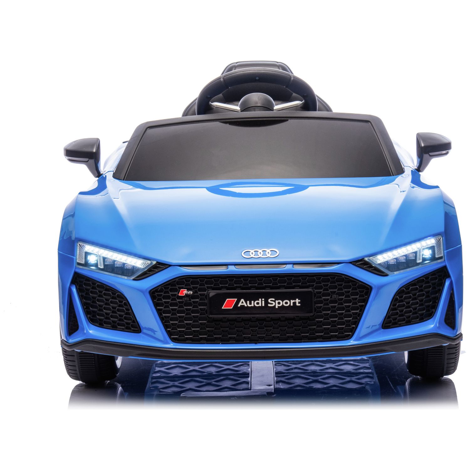 Audi R8 12V ride-on car blue (British brand)