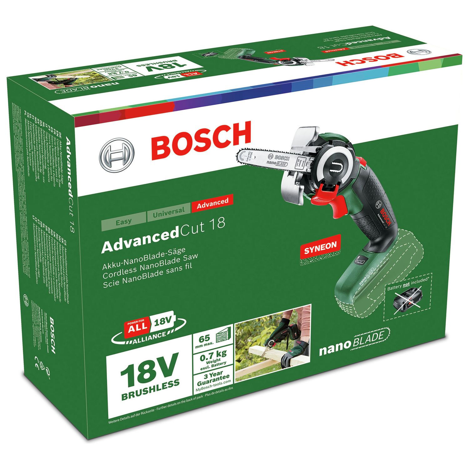 Bosch AdvancedCut 18 multifunction saw - British product