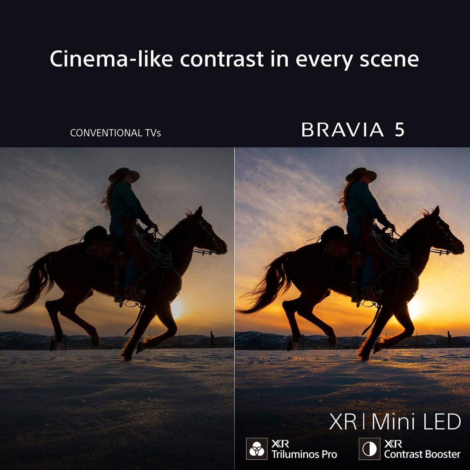 Sony Bravia 5 4K Mini LED TV 55-inch, imported from the UK