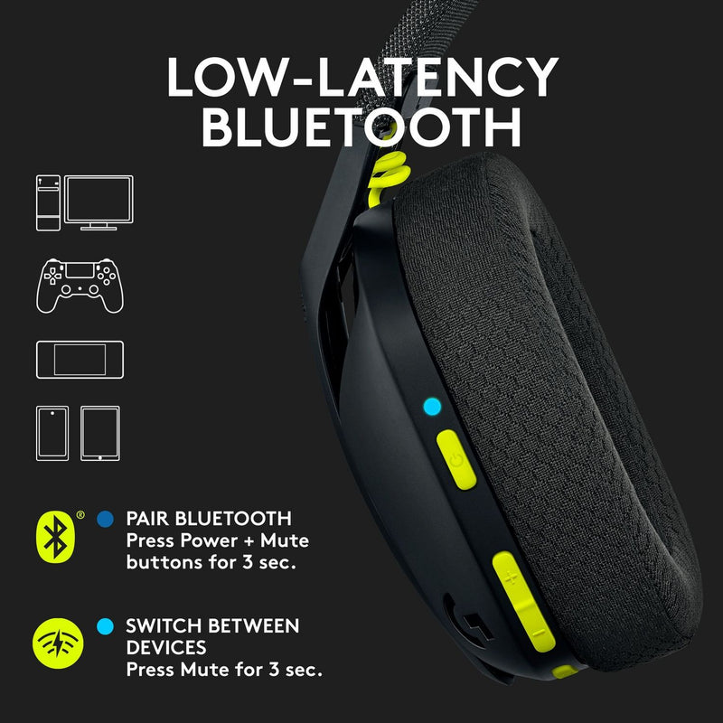 Logitech G435 wireless gaming headset (British brand)