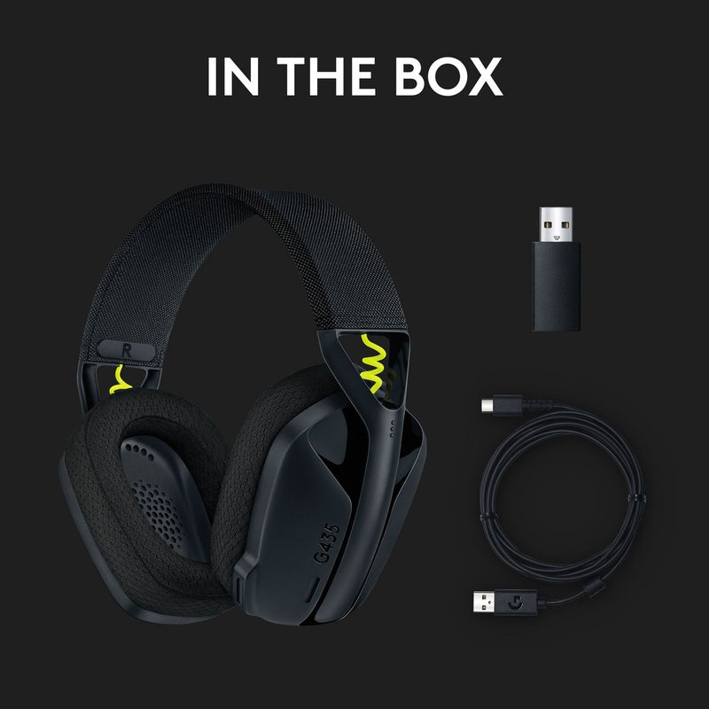 Logitech G435 wireless gaming headset (British brand)