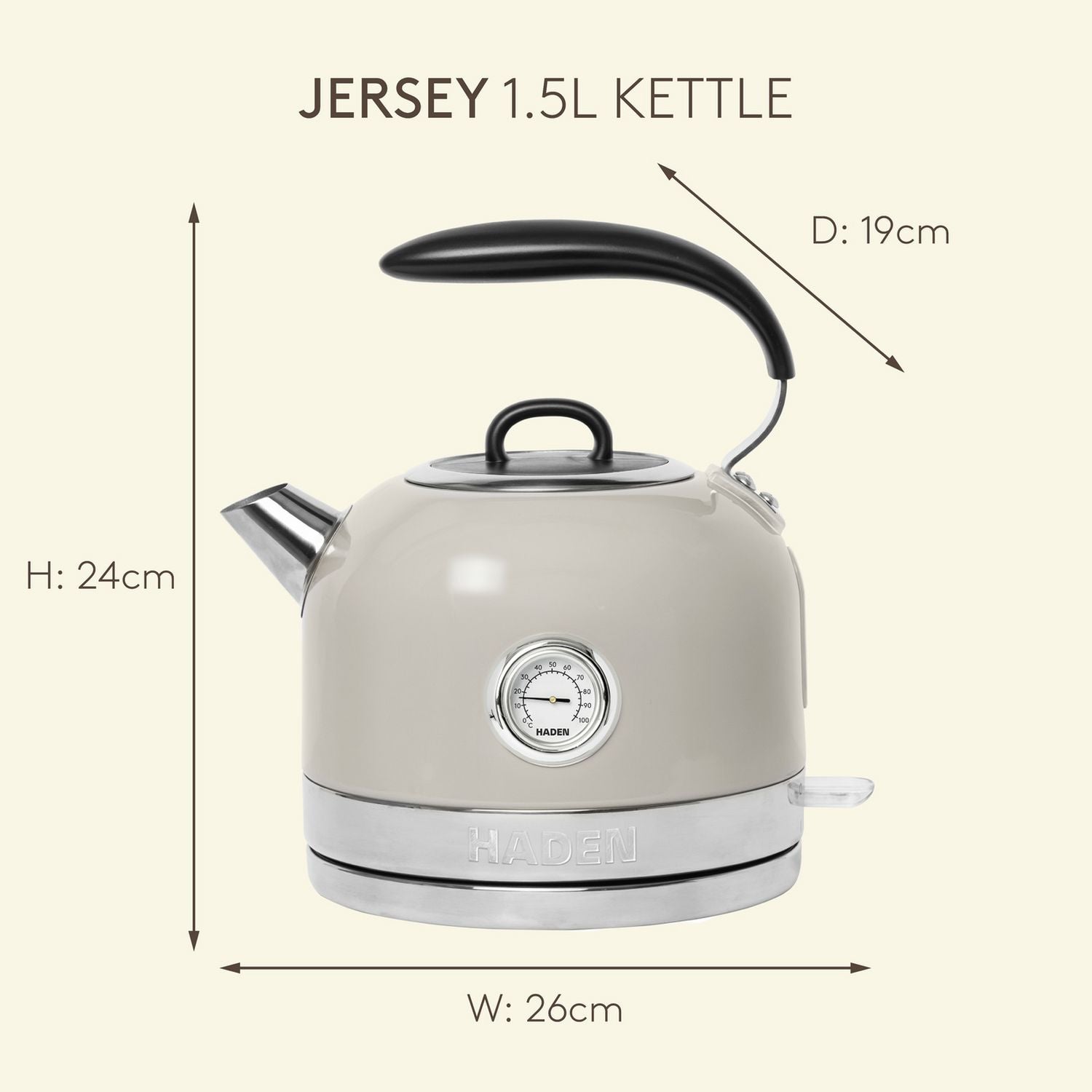 Haden Jersey Putty kettle 1.5L - British product