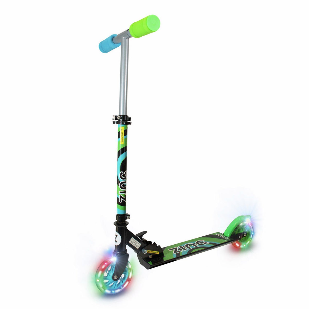 Zinc Twister Inline Scooter Blue & Green, UK version