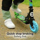 Zinc Twister Inline Scooter Blue & Green, UK version