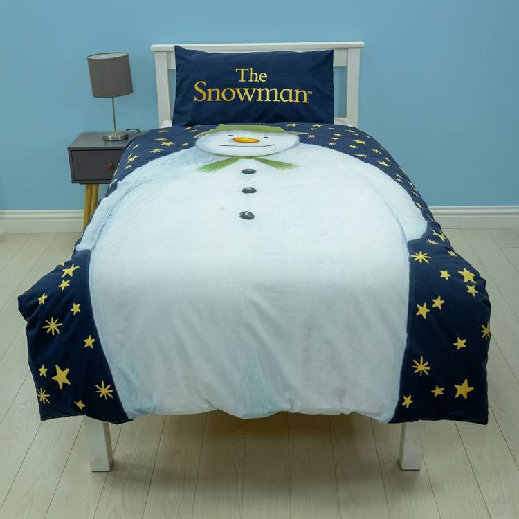The Snowman brushed kids bedding set single (British brand)