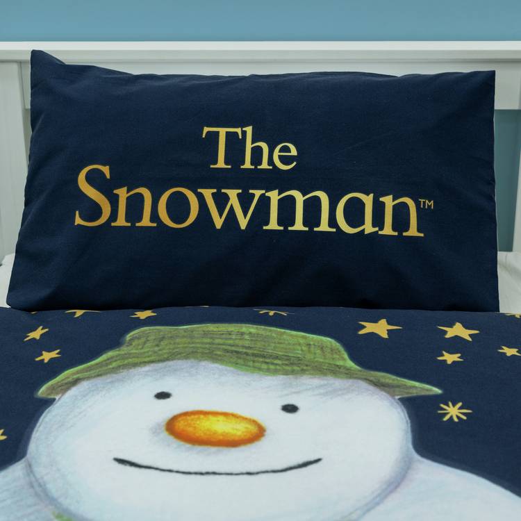 The Snowman brushed kids bedding set single (British brand)