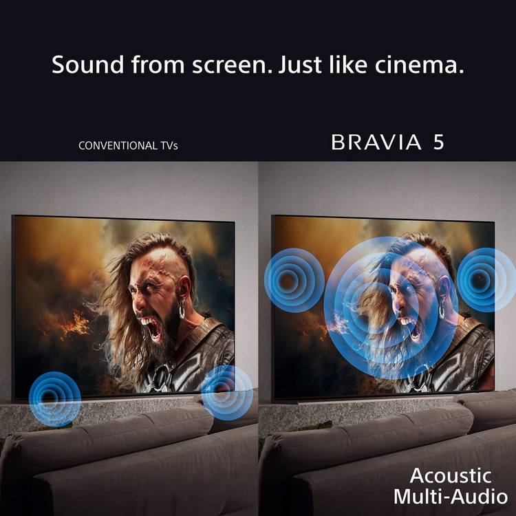 Sony Bravia 5 85-inch Mini LED TV, imported from the UK