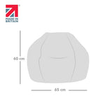 rucomfy kids outdoor bean bag in red - British product