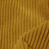 Rucomfy jumbo cord cube bean bag mustard, UK version