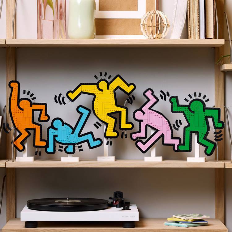 LEGO Art Keith Haring dancing figures 1773 pieces, imported from the UK