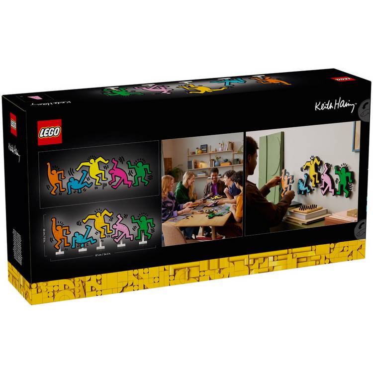 LEGO Art Keith Haring dancing figures 1773 pieces, imported from the UK