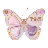 Danielle Creations Butterfly Makeup Puff Set 6 pieces - British product