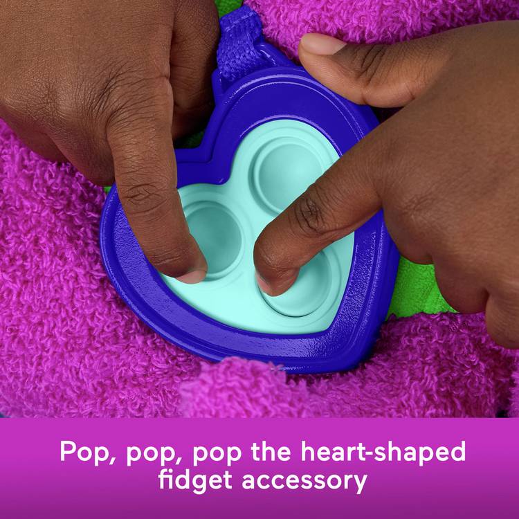 Fisher-Price Barney's World sensory plush toy 12.75 inch, UK version