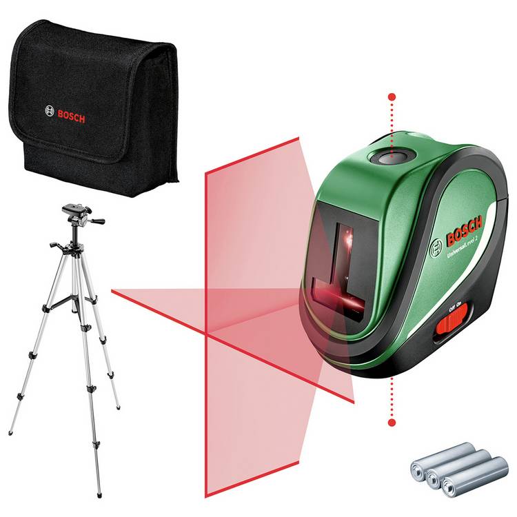 Bosch UniversalLevel 2 cross line laser (British brand)