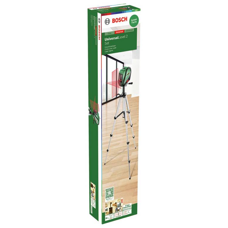 Bosch UniversalLevel 2 cross line laser (British brand)