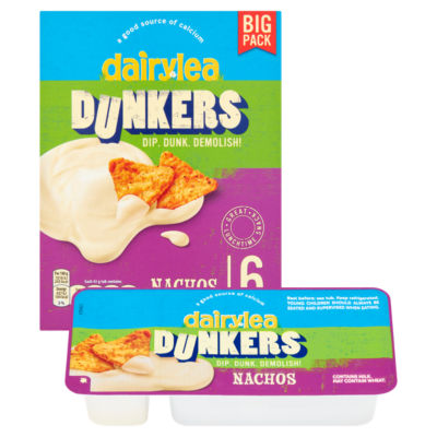 Dairylea Dunkers Nachos Cheese Snacks 6 Pack 258g