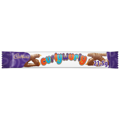 Cadbury Curly Wurly chocolate bar 21.5g - British product