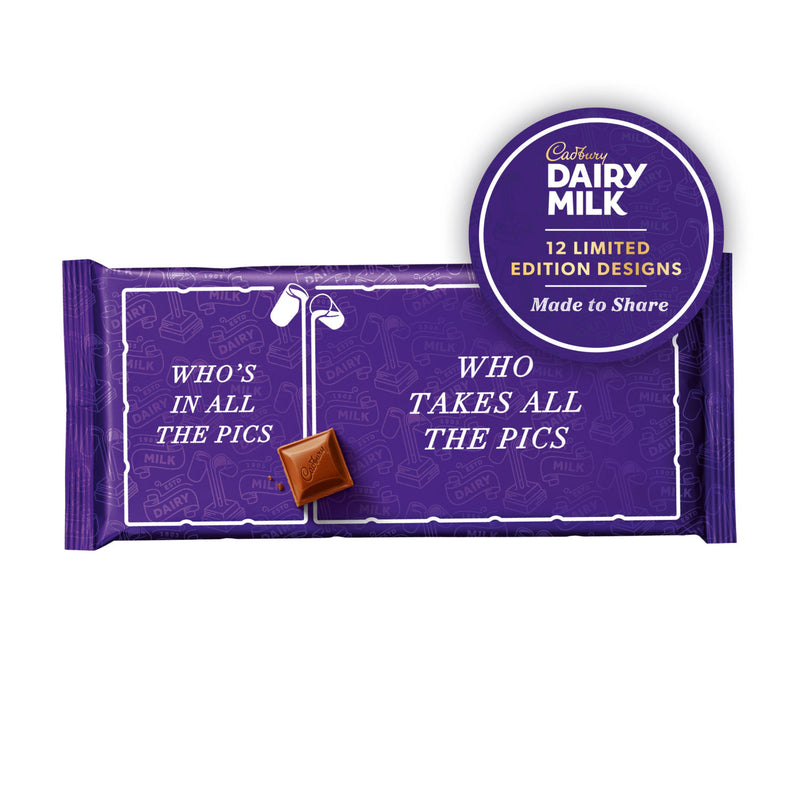 Cadbury Dairy Milk Classic milk chocolate bar 180g - British product