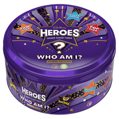 Cadbury Heroes chocolate assortment tin 700g (British brand)