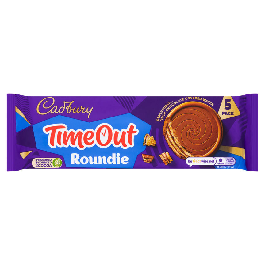 Cadbury Time Out 5 Roundie 150g GOODS ASDA   