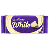 Cadbury white chocolate bar 180g, UK version
