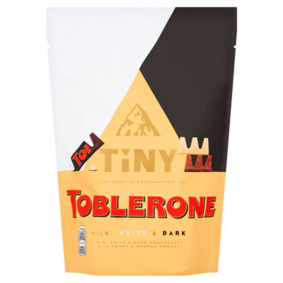 Toblerone chocolate Tinies assorted 250g, imported from the UK