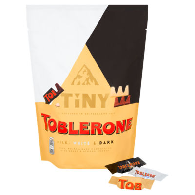 Toblerone chocolate Tinies assorted 250g, imported from the UK
