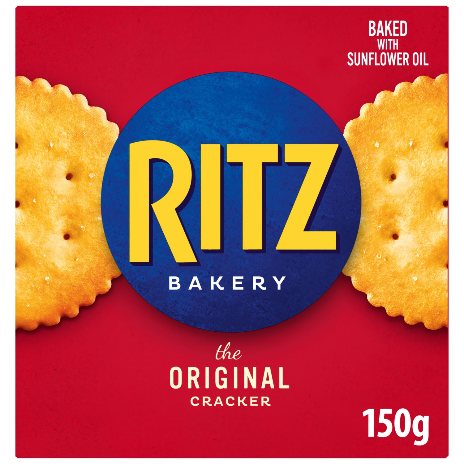 Ritz Original crackers 150g, imported from the UK
