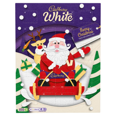 Cadbury white chocolate 90g, imported from the UK