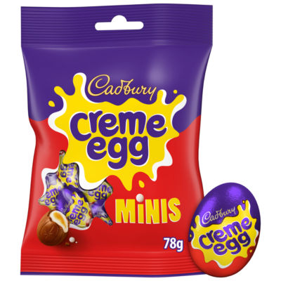 Cadbury Creme Egg Minis chocolate eggs 78g - British product