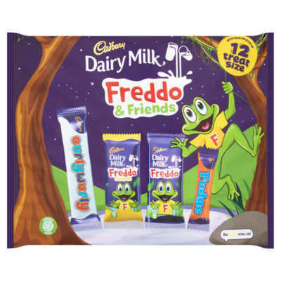 Cadbury Freddo Friends treatsize chocolate bag 191g (British brand)
