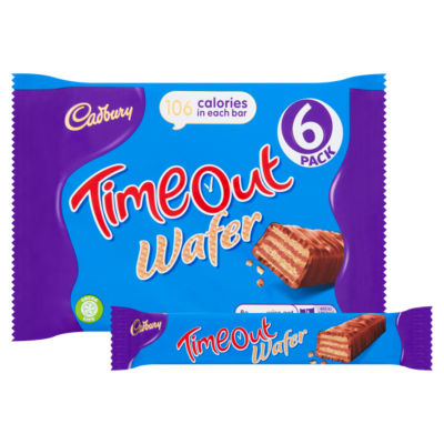 Cadbury Timeout wafer chocolate bar 121.2g, UK version