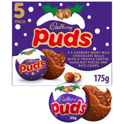 Cadbury Christmas chocolate puds multipack 175g (British brand)
